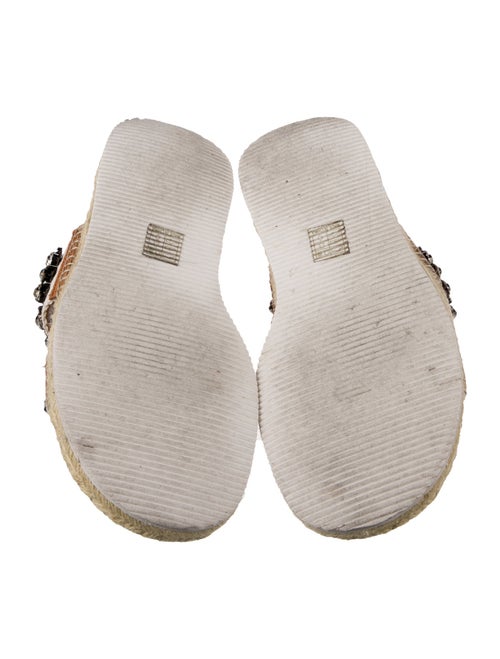 See by Chloé Printed Crystal Embellishments Espadrilles