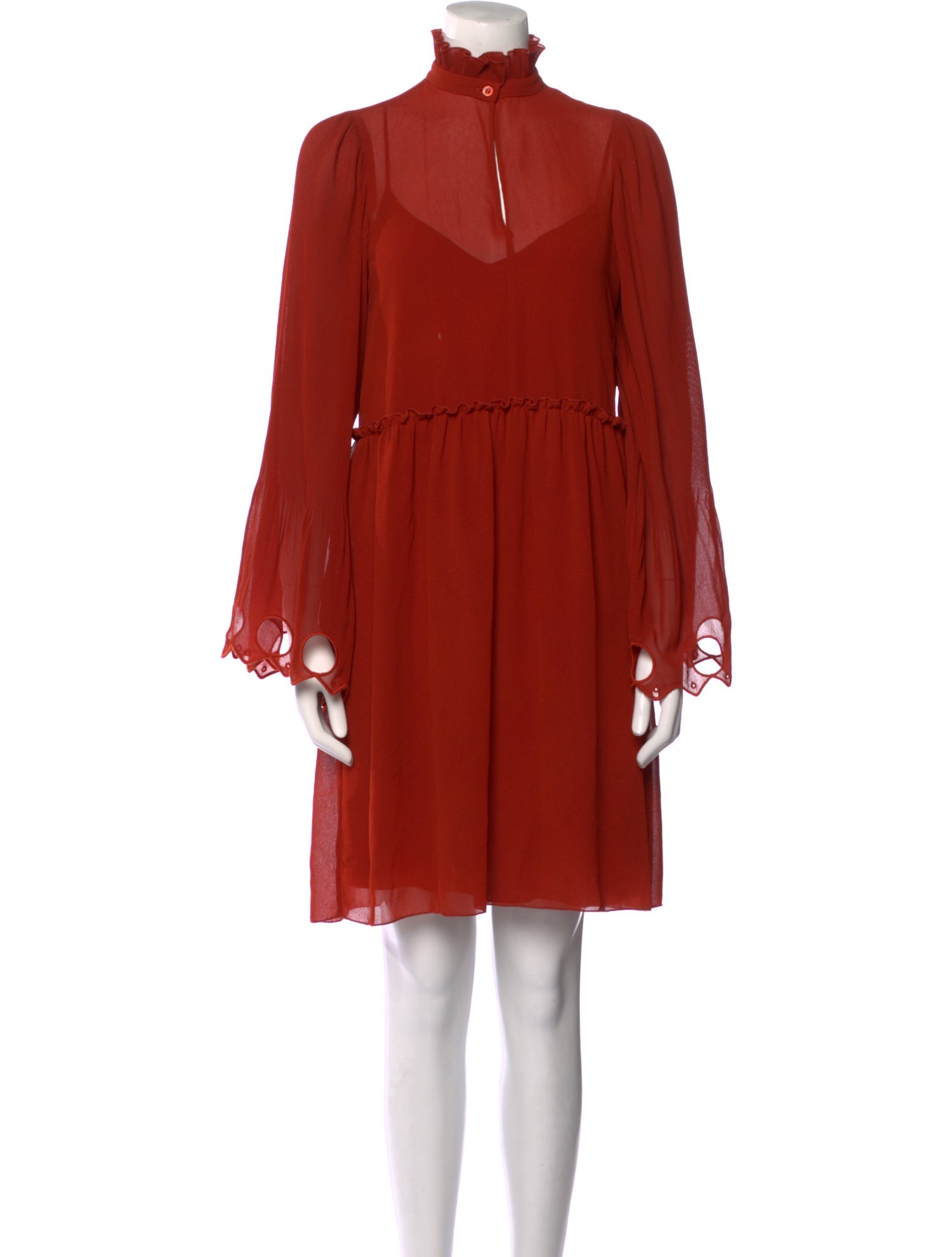 See by Chloé Turtleneck Knee-Length Dress