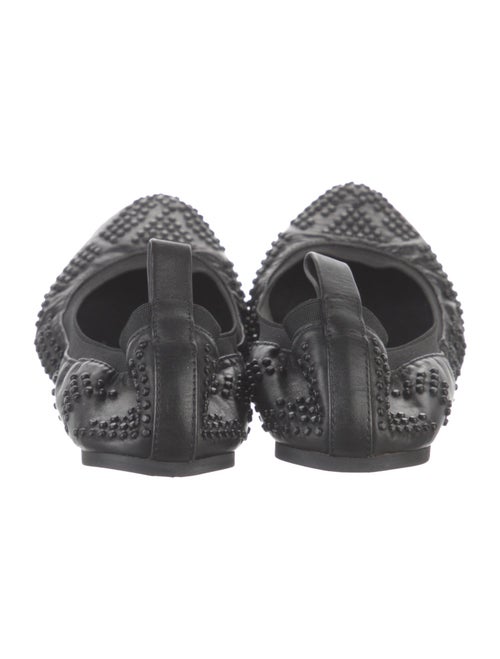 See by Chloé Leather Studded Accents Ballet Flats
