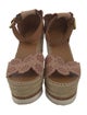 See by Chloé Suede Lasercut Accents Espadrilles