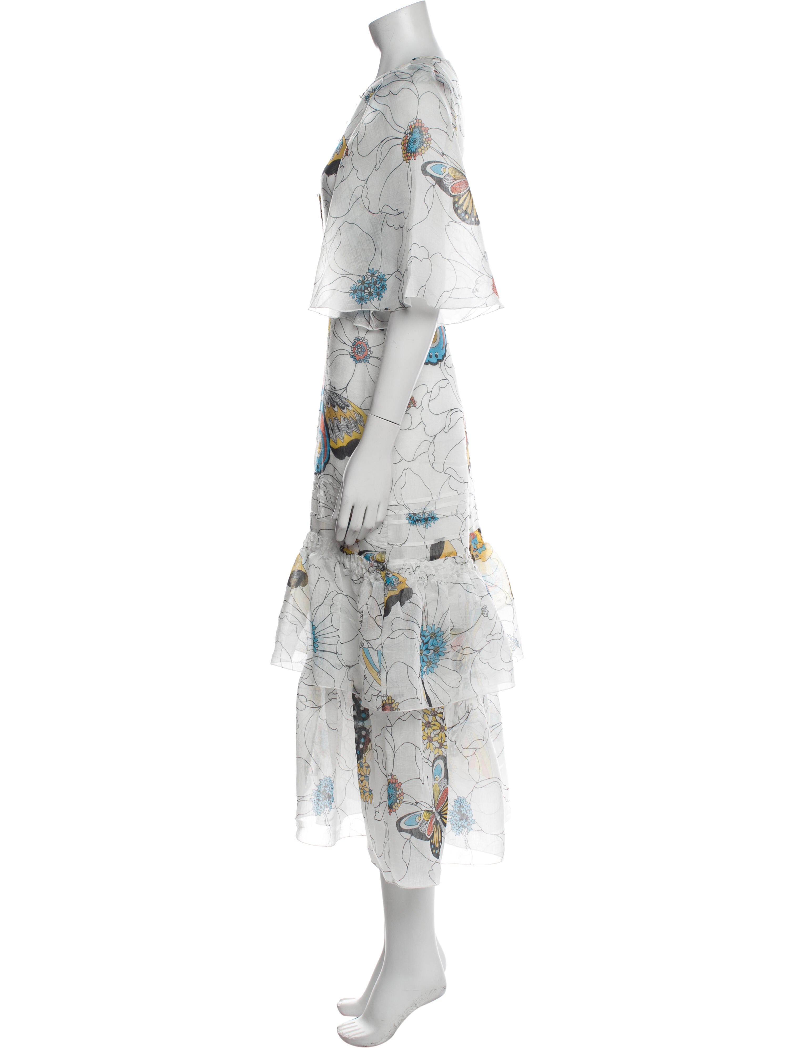 See by Chloé Floral Print Long Dress