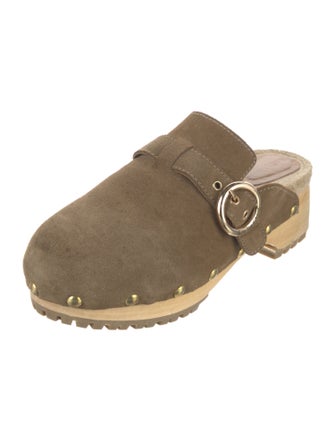 See by Chloé Suede Studded Accents Mules