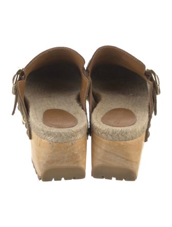 See by Chloé Suede Studded Accents Mules