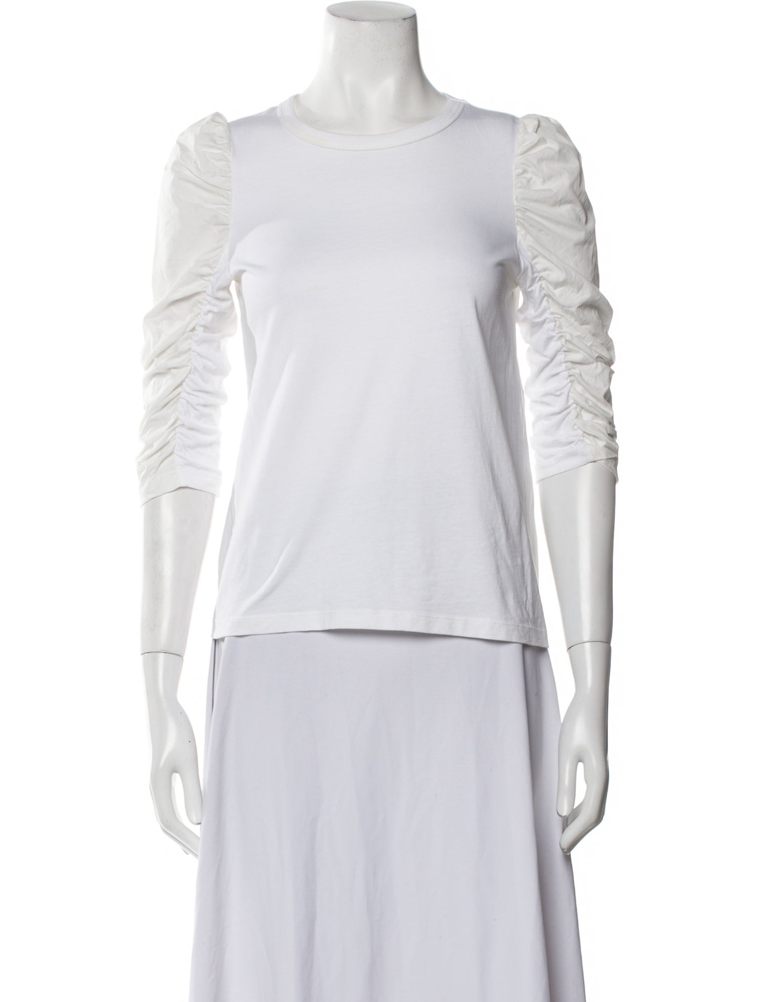 See by Chloé Crew Neck Three-Quarter Sleeve T-Shirt