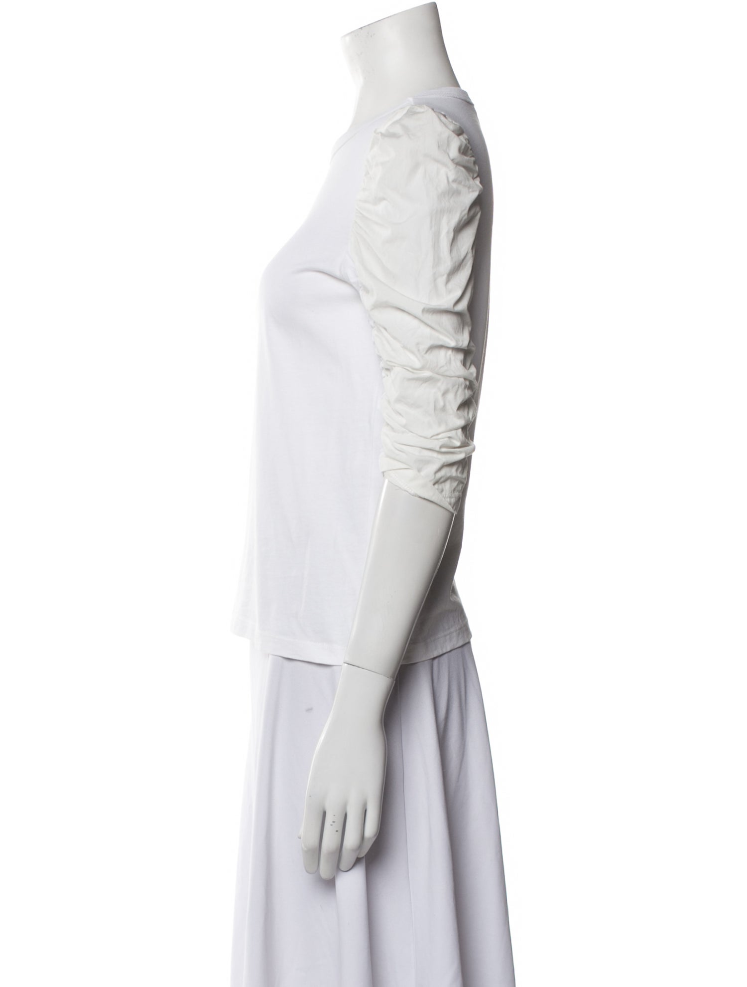 See by Chloé Crew Neck Three-Quarter Sleeve T-Shirt