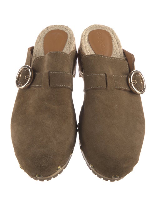 See by Chloé Suede Studded Accents Mules