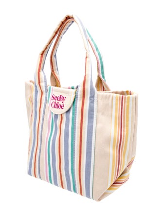 See by Chloé Canvas Top Handle Bag