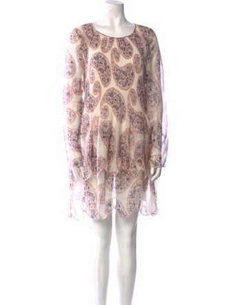 See by Chloé Paisley Print Mini Dress