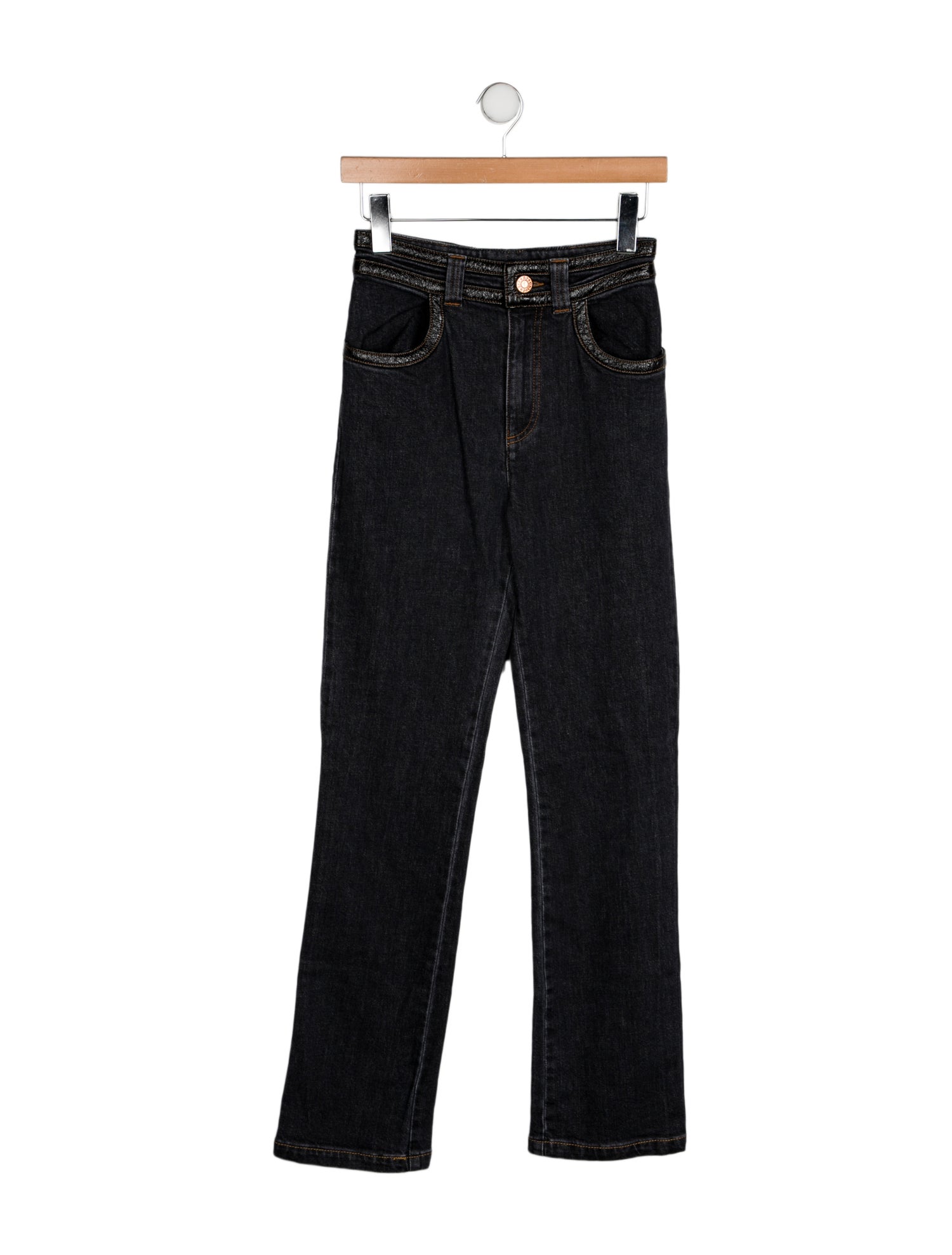 See by Chloé Mid-Rise Straight Leg Jeans