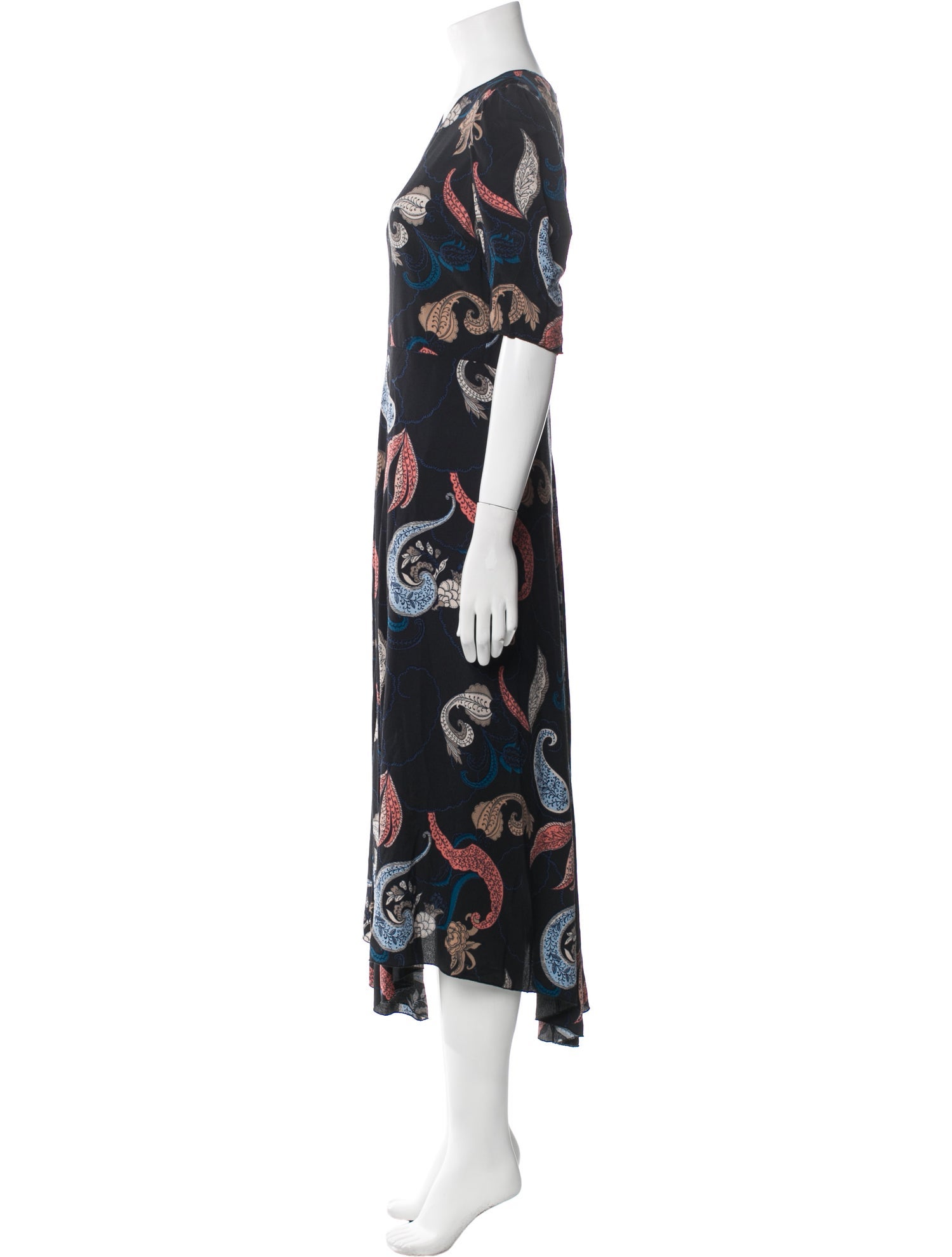 See by Chloé Paisley Print Long Dress