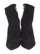 See by Chloé Suede Embroidered Accent Sock Boots