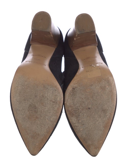 See by Chloé Suede Embroidered Accent Sock Boots