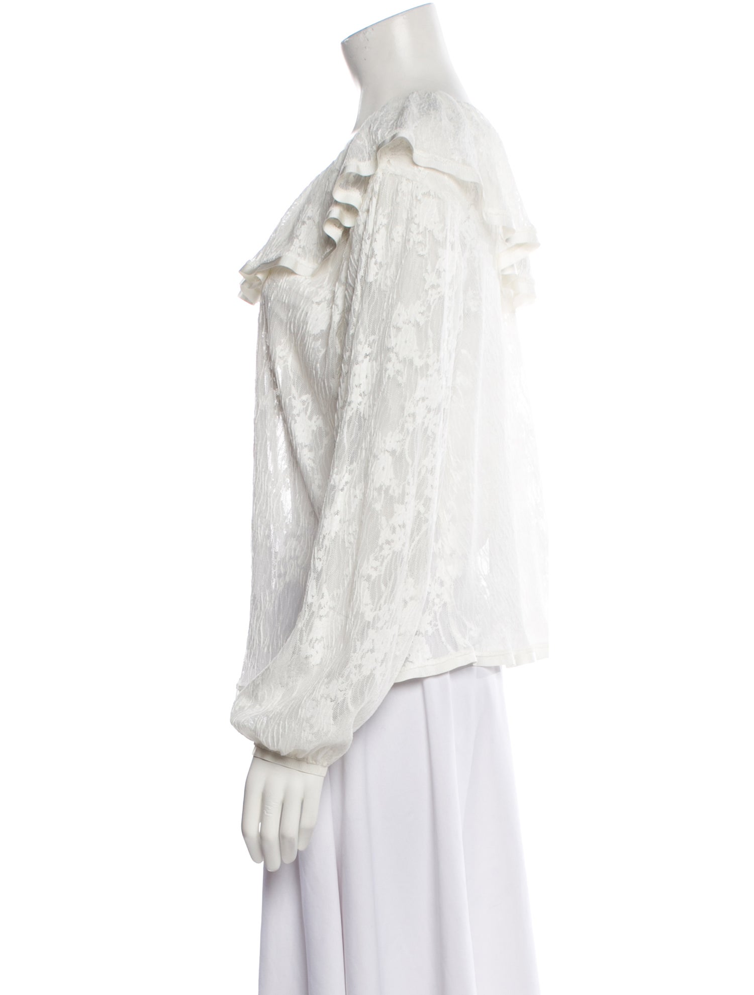 See by Chloé Scoop Neck Long Sleeve Blouse