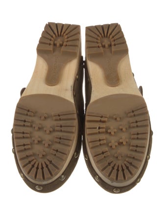 See by Chloé Suede Studded Accents Mules