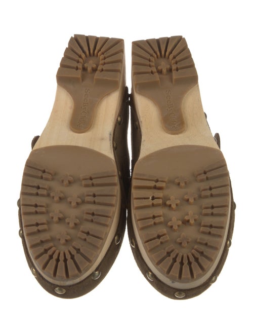 See by Chloé Suede Studded Accents Mules