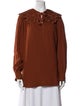 See by Chloé Crew Neck Long Sleeve Blouse