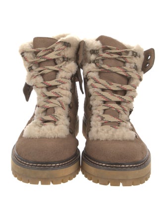 See by Chloé Suede Combat Boots