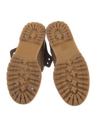 See by Chloé Suede Combat Boots