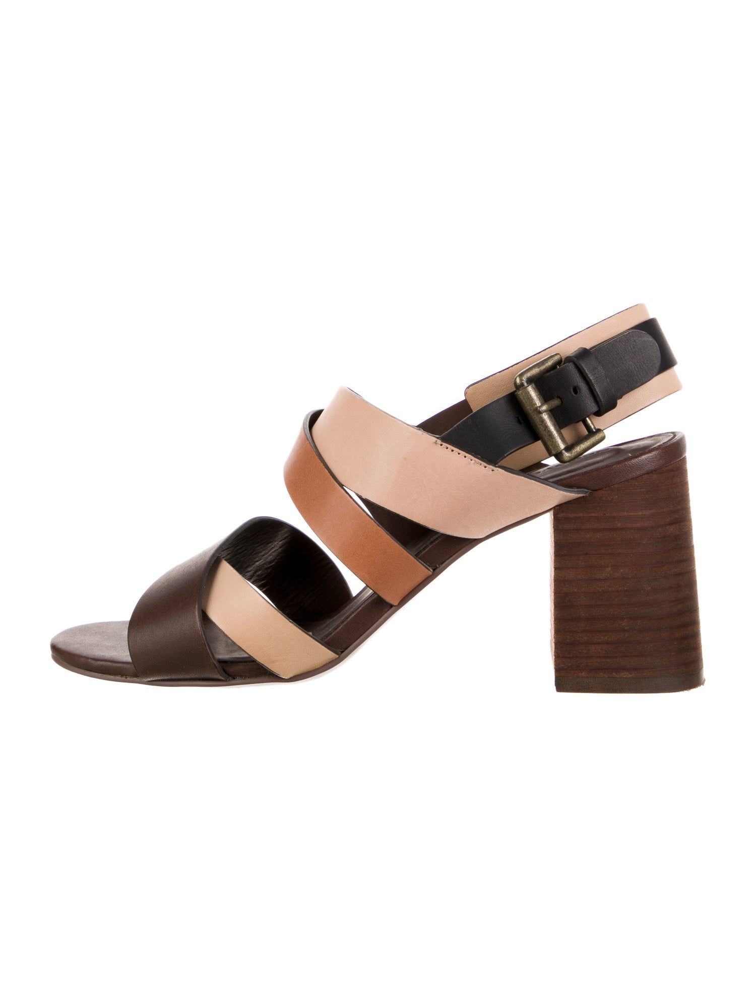 See by Chloé Leather Slingback Sandals