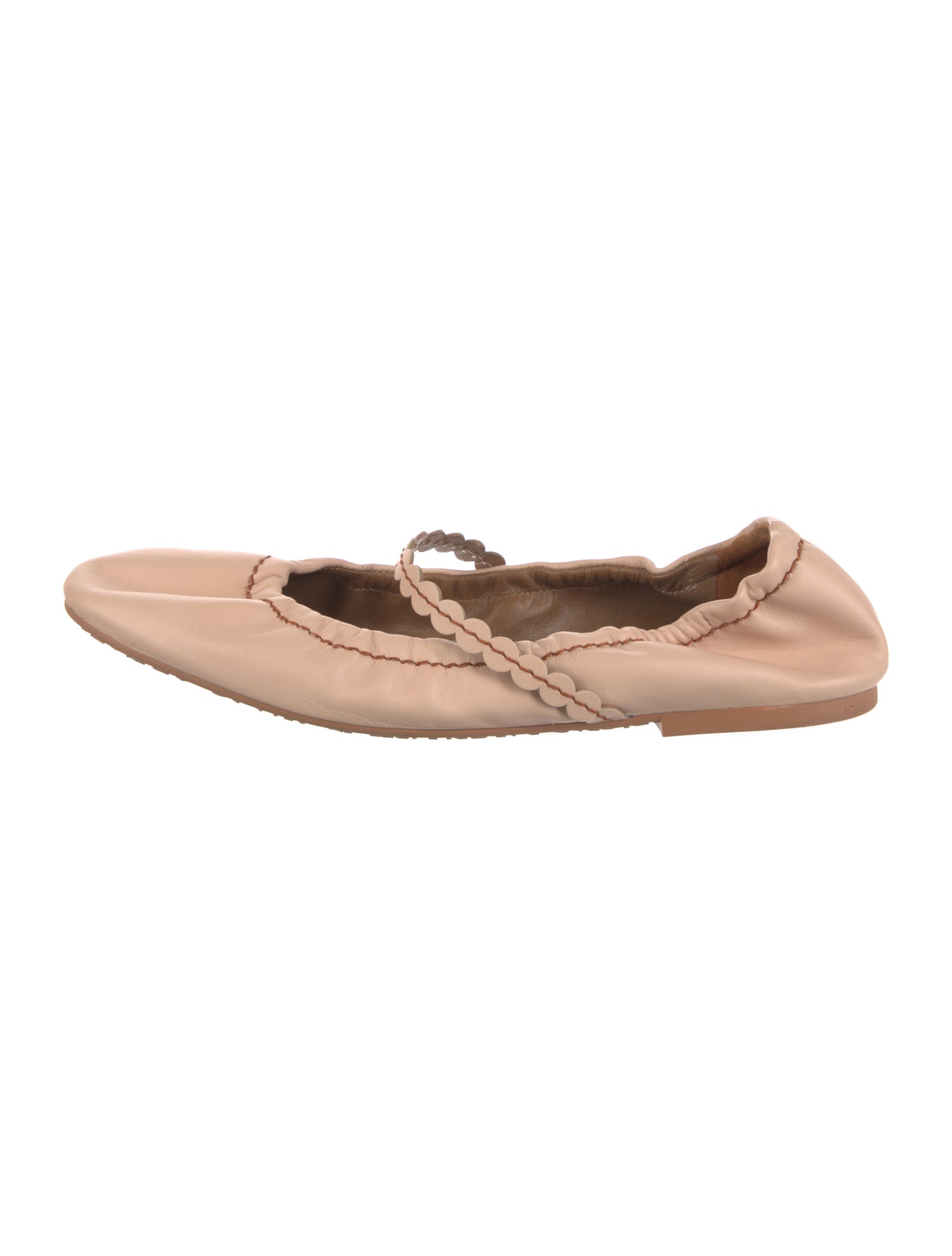 See by Chloé Leather Ballet Flats