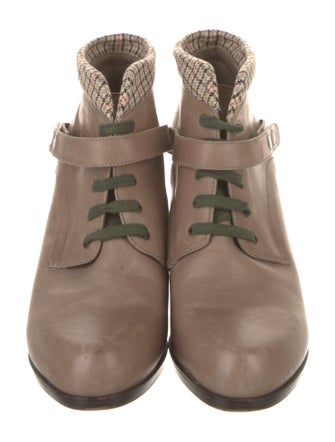 See by Chloé Leather Lace-Up Boots