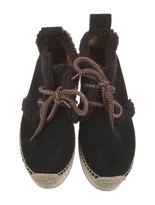 See by Chloé Suede Printed Espadrille Sneakers