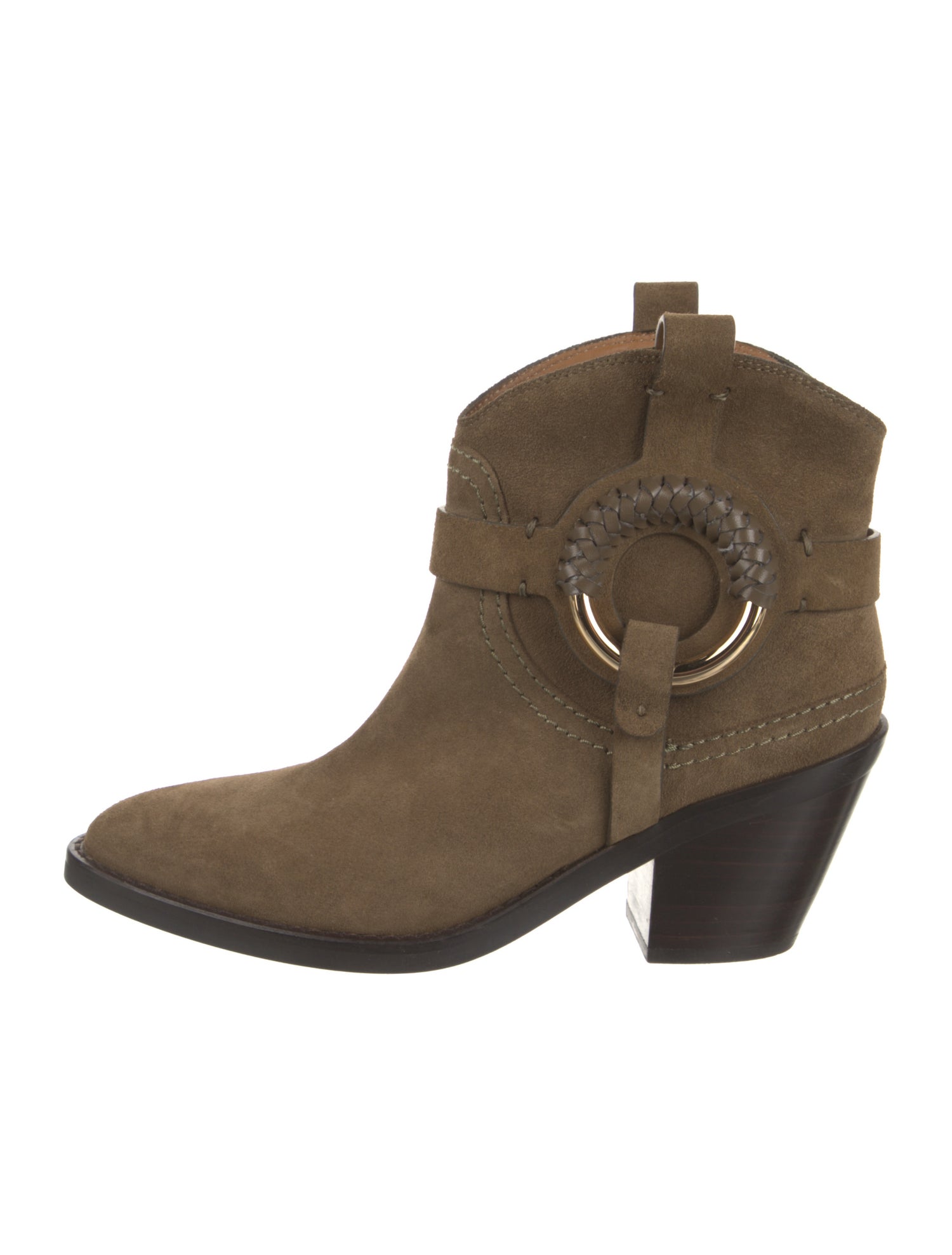 See by Chloé Suede Western Boots