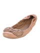See by Chloé Leather Bow Accents Ballet Flats