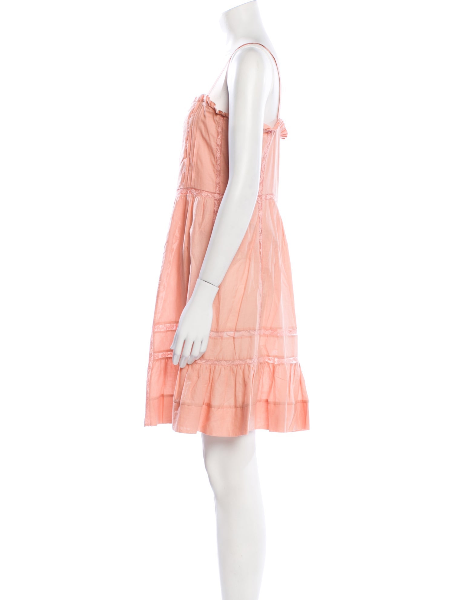 See by Chloé Square Neckline Mini Dress