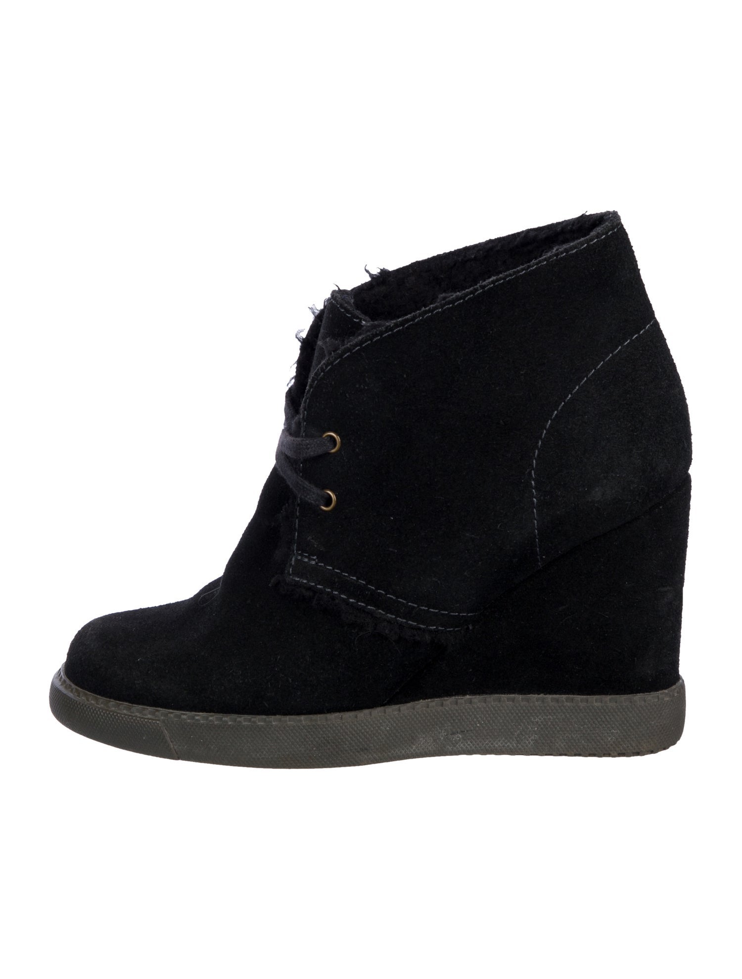 See by Chloé Suede Lace-Up Boots