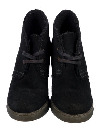 See by Chloé Suede Lace-Up Boots