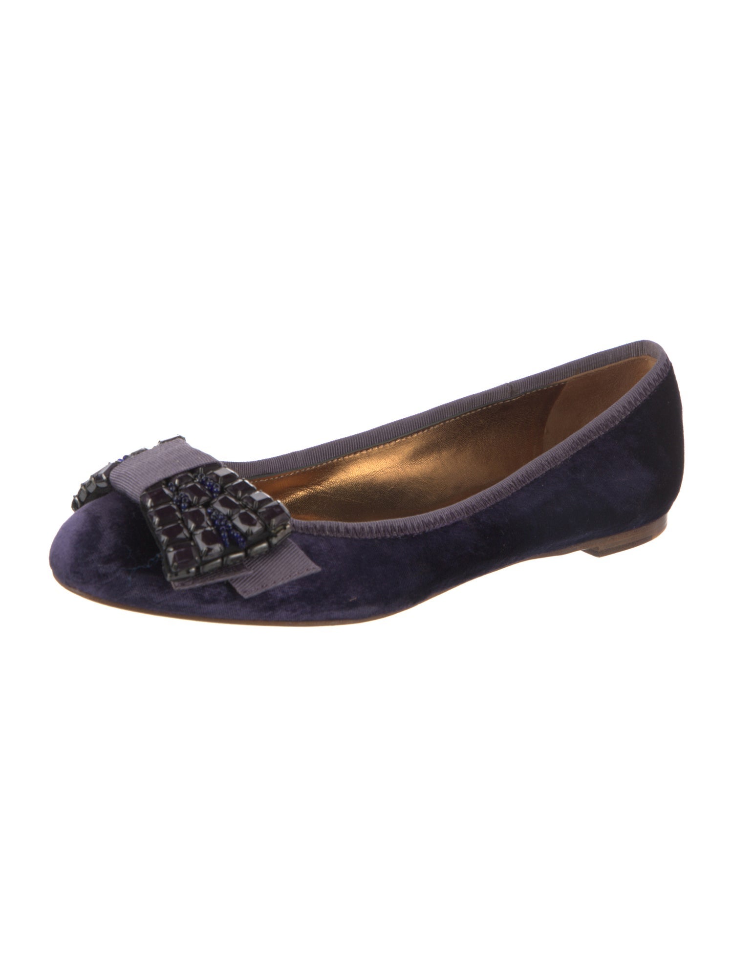 See by Chloé Velvet Printed Flats