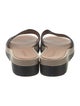 See by Chloé Leather Glitter Accents Slides