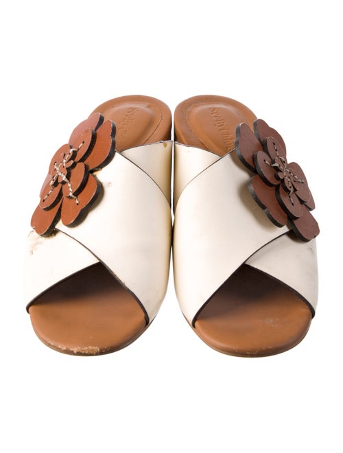 See by Chloé Leather Slides
