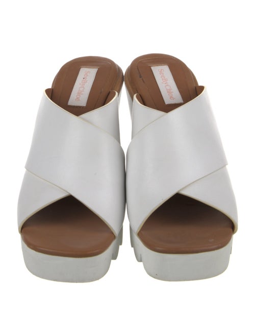 See by Chloé Leather Slides