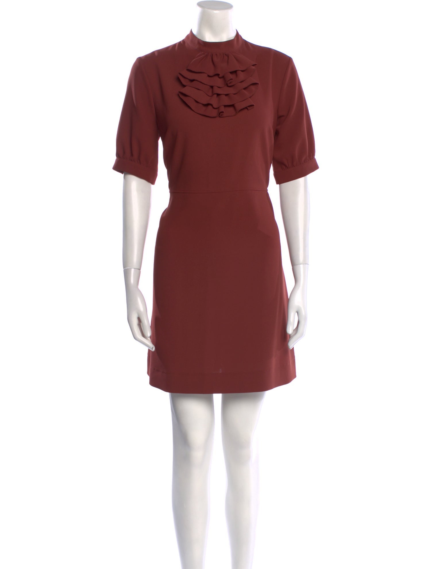 See by Chloé Mock Neck Mini Dress