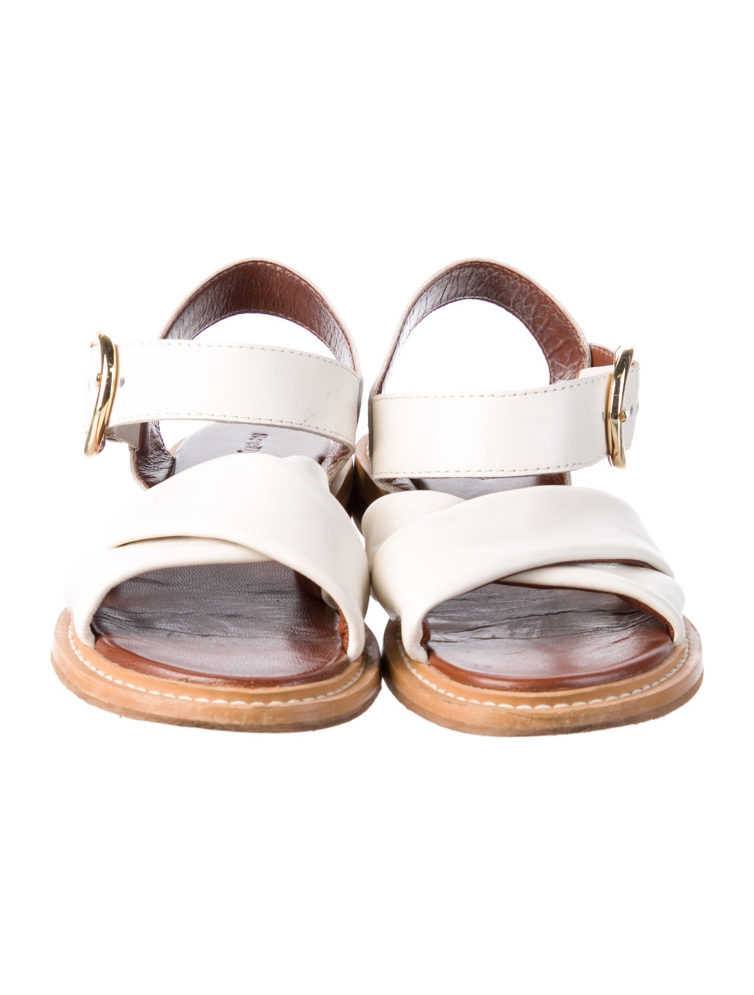 See by Chloé Leather Slingback Sandals