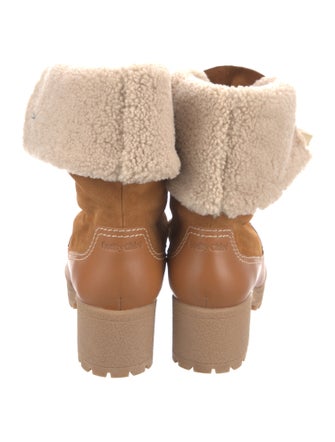 See by Chloé Leather Lace-Up Boots