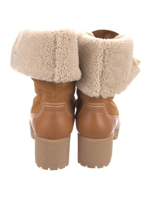 See by Chloé Leather Lace-Up Boots