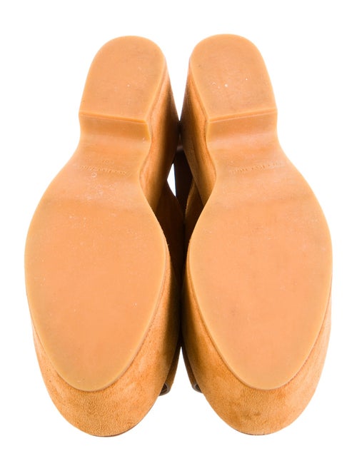 See by Chloé Suede Graphic Print Slingback Sandals