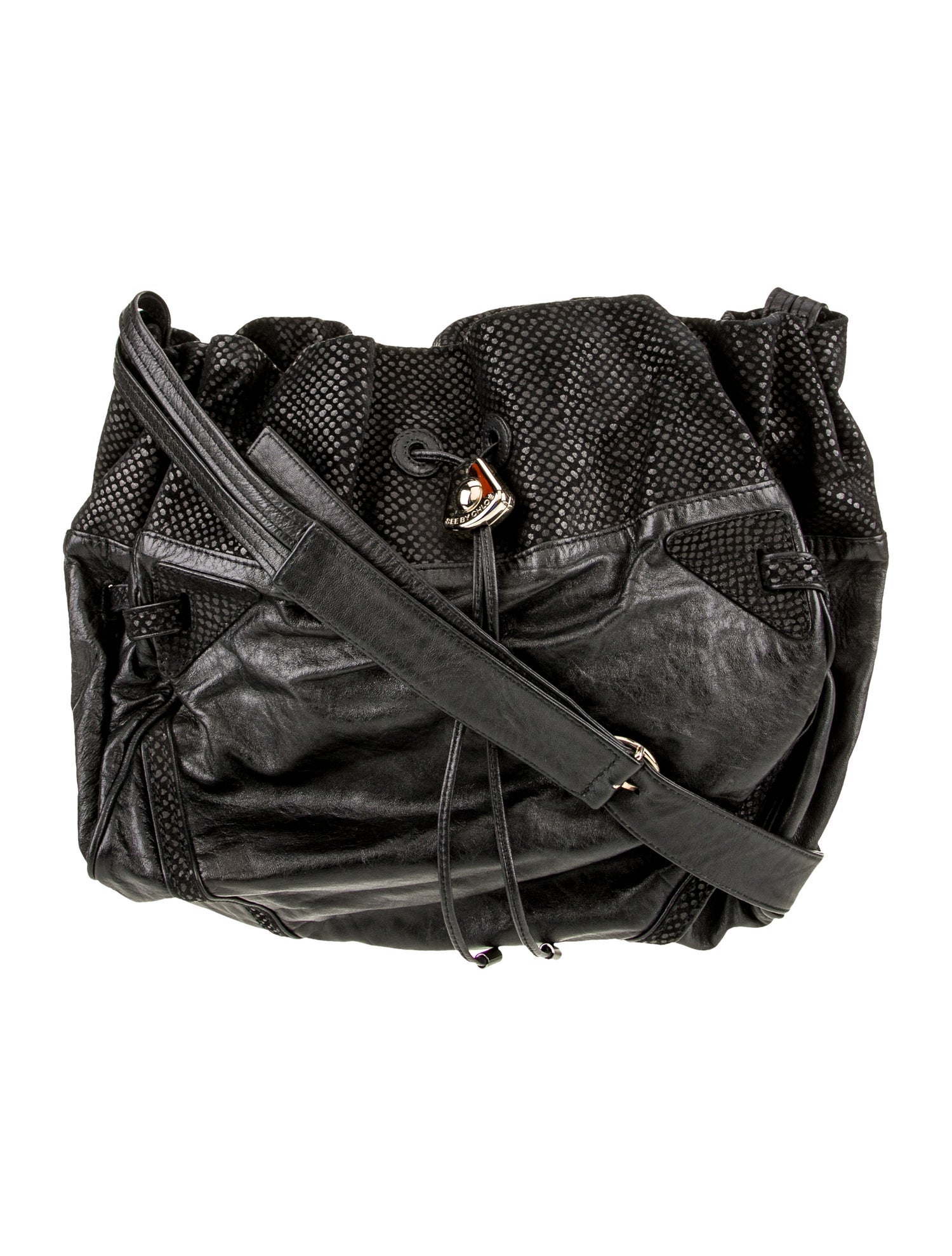 See by Chloé Leather Messenger Bag