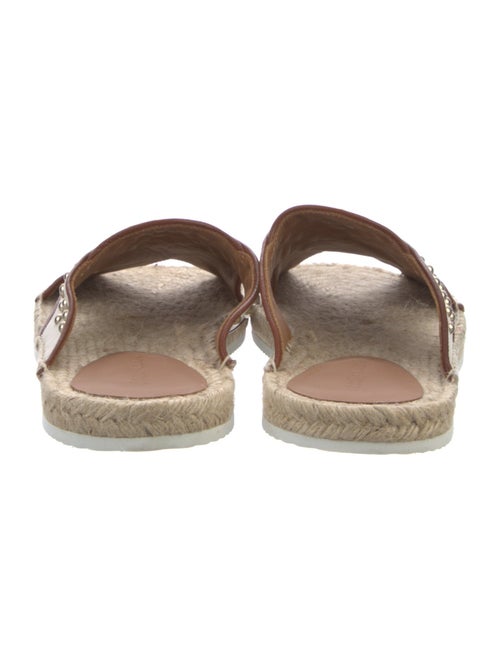 See by Chloé Leather Studded Accents Flip Flops