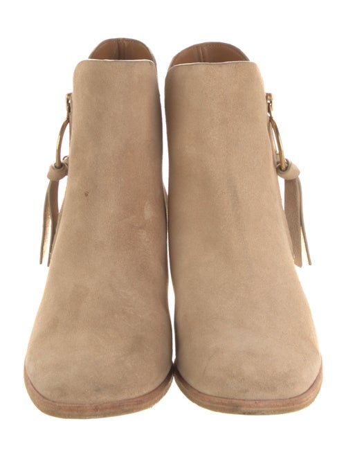 See by Chloé Suede Moto Boots