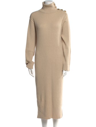 See by Chloé Turtleneck Midi Length Dress