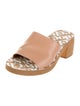 See by Chloé Leather Printed Slides