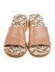 See by Chloé Leather Printed Slides