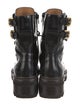 See by Chloé Patent Leather Combat Boots