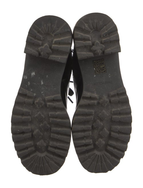 See by Chloé Patent Leather Combat Boots