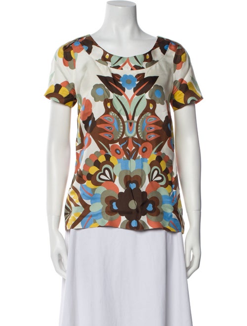 See by Chloé Silk Printed T-Shirt