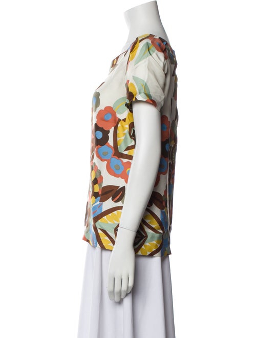See by Chloé Silk Printed T-Shirt